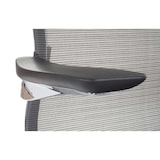 thumbnail of Cadeira de escritório MERRYFAIR Saville, cadeira giratória de secretária, combinação de couro/malha preta ~ Standard