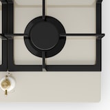 thumbnail of Victoria 5 Gaskochfeld 5-flammig Sabaf-Brenner Glaskeramik Retro-Look Creme