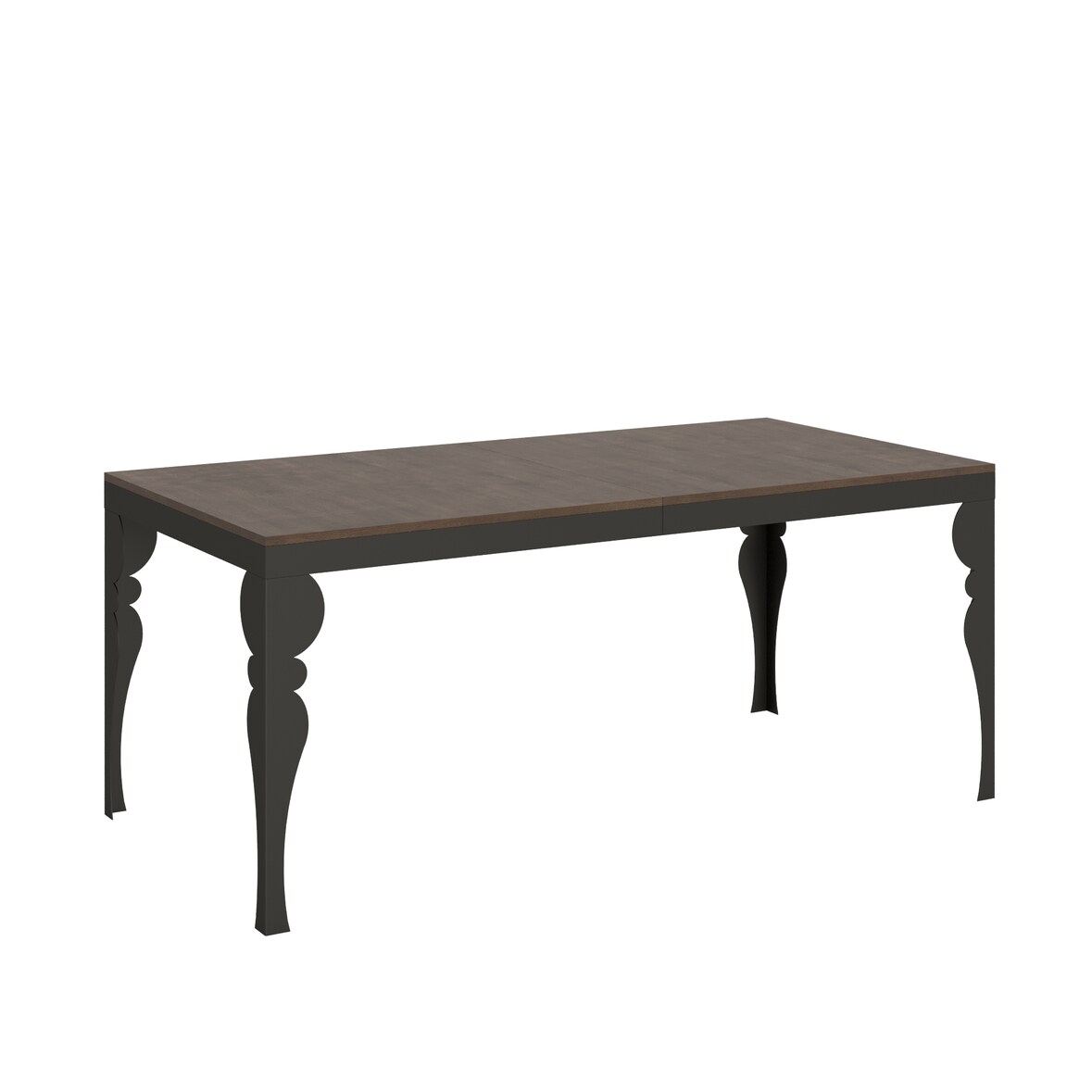 Itamoby Tavolo allungabile 90x180/440 cm Paxon Evolution Noce telaio Antracite