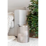 thumbnail of Windlicht Hera (Höhe 35 cm), Edelstahl, silber, für 4 Maxi-Teelichter oder Stumpenkerzen ø 6 cm