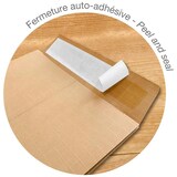 thumbnail of Clairefontaine 250x 250 Dehnb Tasche 280x400x30 Kraft- Braun 13058C