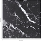 thumbnail of vidaXL Tischplatte Schwarz 60x60 cm 6 mm Hartglas in Marmoroptik