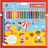 thumbnail of STABILO 24 crayons de couleur Trio + 1 taille-crayon