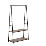 thumbnail of Rack de roupas COSTWAY, rack de casaco independente com 2 prateleiras e ferrovia de roupas robustas,