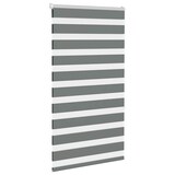 thumbnail of vidaXL Doppelrollo Dunkelgrau 85x150 cm Stoffbreite 80,9 cm Polyester