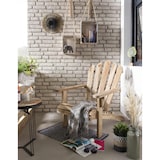 thumbnail of Möbilia Chaise de jardin en teck | avec accoudoirs | L 57 x P 73 x H 104 cm | Naturel