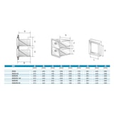 thumbnail of Cassetti per frigo banco bar 3020/B - Foro incasso 440x590h