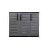 thumbnail of Mobiletto portaoggetti per officina e garage - Mobile basso con 3 ante e 1 ripiano regolabile Polipropilene 102x37h84 cm Portata 20 kg