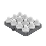 thumbnail of METRO PROFESSIONAL Mini LED lampen set van 12, Tilo Twist, kunststof, Ø 5.7 x 6.7 cm, dimbaar, afstandsbediening, meerkleurig