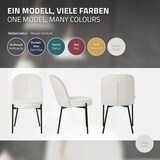 thumbnail of ML-Design Esszimmerstühle 2er-Set Beige, gepolstert, Polyesterbezug, Metallbeine, mit Rückenlehne – Küchen-/Wohnzimmerstuhl