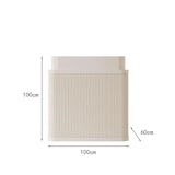 thumbnail of Kleine Bartheke & Empfangstresen – Rezeptionstheke mit vertikaler Streifenstruktur 100 × 55 × 105 cm【mise100】