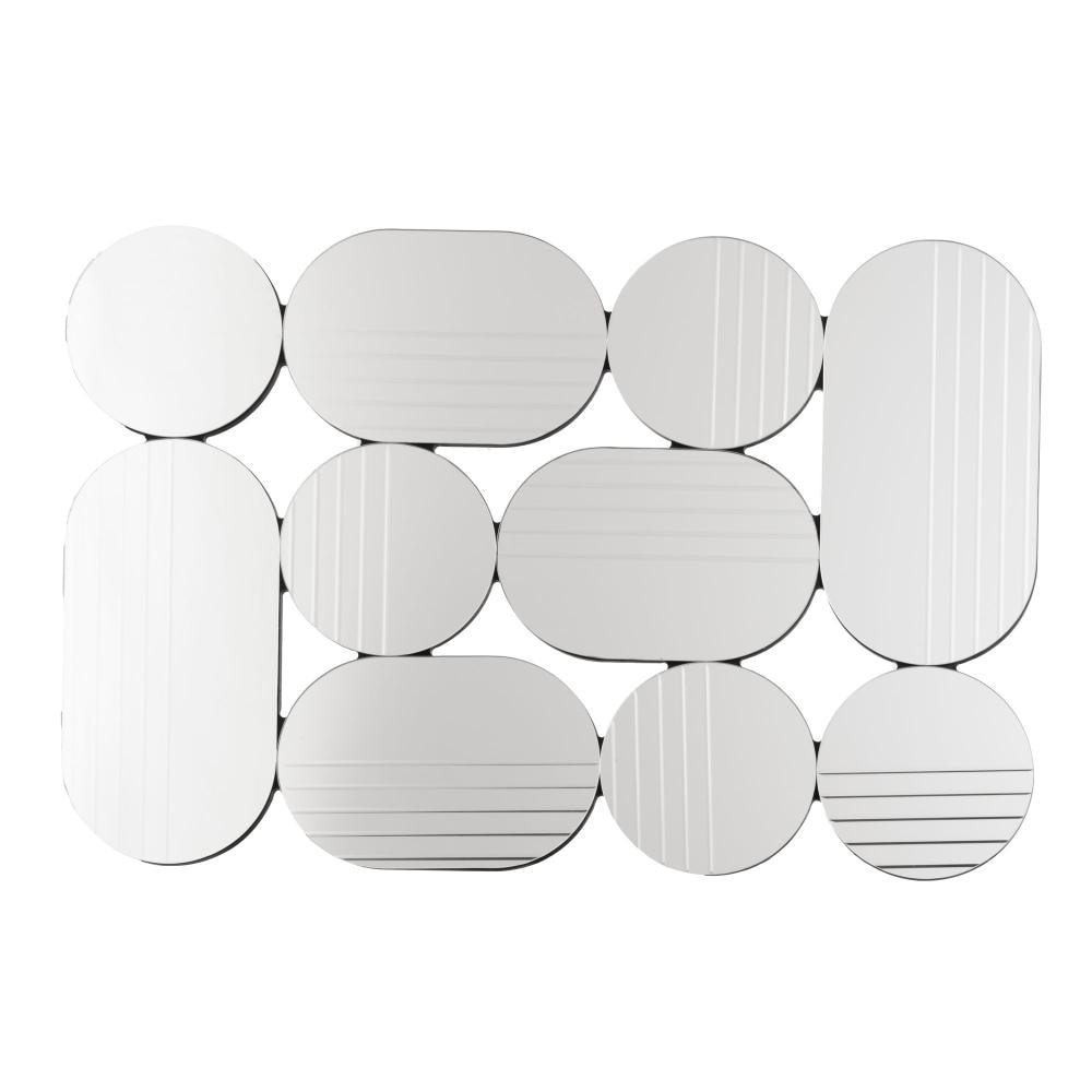 Miroir Multifacettes 60 x 90 cm -  Argent / Métallique Autre forme Verre Amadeus 1.80x60.00 cm