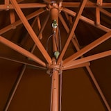 thumbnail of Helloshop26 - Parasol double avec mât en bois terre cuite 270 cm 02_0008444