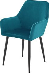 thumbnail of Helloshop26 - Set mit 6 Esszimmerstühlen 86 x 57 x 56 cm türkisblau 03_0009900