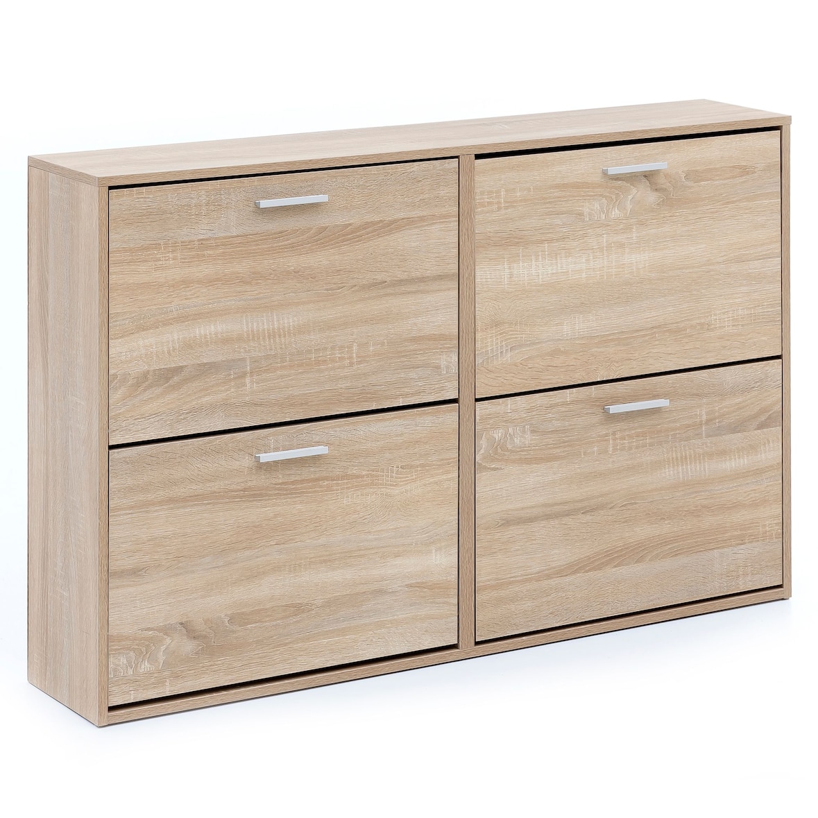 WOHNLING Schuhschrank WL5.828 Holz 120x81x24 cm Schuhregal Modern Schuhkipper