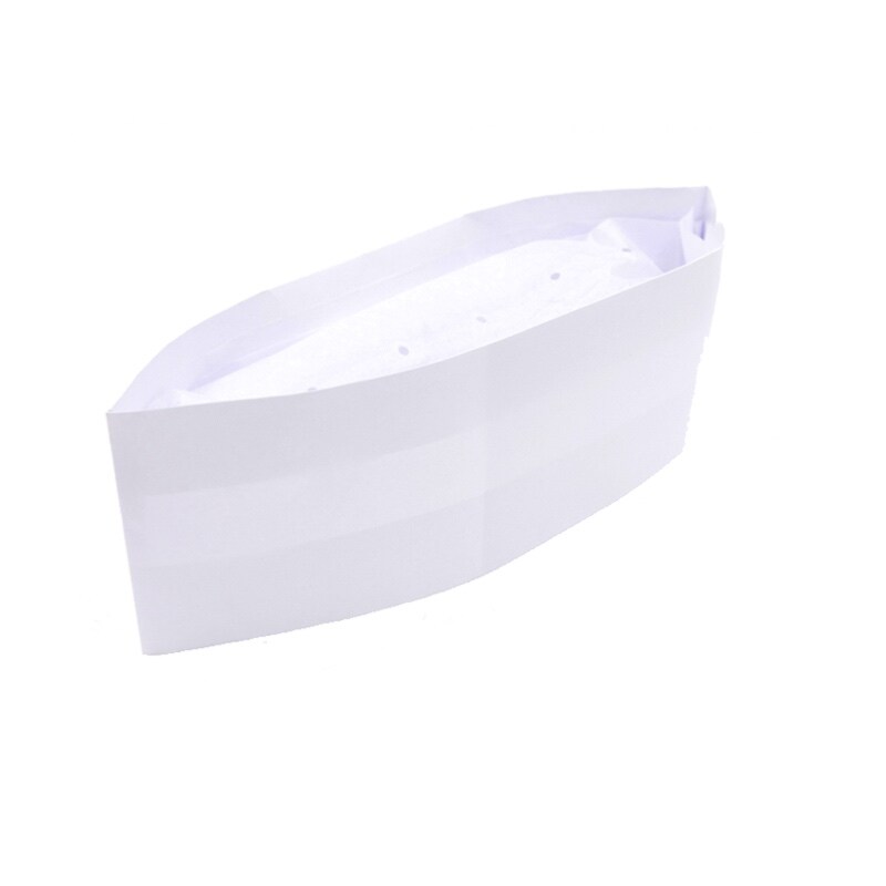 Calot extra-blanc en papier avec liseré  x 1000 - MEDIPROTEC