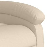 thumbnail of vidaXL Elektrischer Massagesessel mit Aufstehhilfe Creme Stoff
