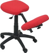thumbnail of Banco giratório Lietor e assento estofado em tecido BALI vermelho (ROLO DE JOELHO AJUSTÁVEL)