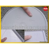 thumbnail of Hailo 6,5 Liter Inneneimer 1107289 hellgrau 226 x 174 x 220 mm 2 Henkel