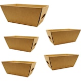 thumbnail of 5x Leere Kartonschachtel ohne Deckel 26x17x11cm - Geschenkbox für Weihnachten, Ostern, Vatertag, Muttertag, für Firmenkörbe