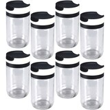 thumbnail of 8x Vorratsglas Glasbehälter Einmachglas 660ml Schraubdeckel Glas Sturzglas Küche
