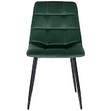 thumbnail of Set van 4 eetkamerstoelen Antibes Velvet groen