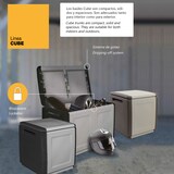 thumbnail of ArtPlast - Baúl en polipropileno 130L en color Gris Oscuro 54x53x57 cm - Colección CUBE