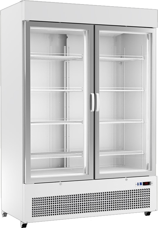Kühlschrank-schaufenster grosse kapazität, mit 2 türen - 1375x725x2025 mm - 1100 W 230/1V - 14600001 Eurast