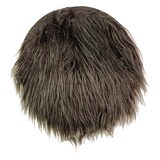 thumbnail of 2er Deko-Felle Sitzkissen rund Braun Ø30cm