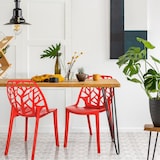 thumbnail of Besucherstuhl / Schalenstuhl ARTIFO TRI Kunststoff rot hjh OFFICE