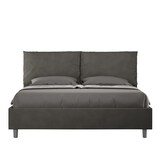 thumbnail of Letto Matrimoniale Antea 150x190 rete e contenitore grigio