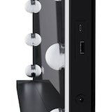 thumbnail of CLP Specchio Trucco Norlina con Bluetooth Metallo HBT: 62x80x14 cm nero con Bluetooth