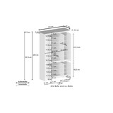 thumbnail of Zapatero 6 puertas 114x41,8x200cm Puertas Serigrafiadas Blanco-Reporte - SERENITY