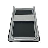 thumbnail of METRO Professional Platformwagen / transportwagen, 47,5 x 73,5 x 82 cm, opvouwbaar, tot 150 KG, ergonomische handgreep, met remmen, zilver / zwart