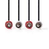 thumbnail of Câble Audio Stéréo  2x Rca Mâles - 2x Rca Mâles  1,5 M  Noir Usage Non Intensif Nedis