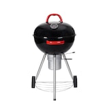 thumbnail of Tarrington House Barbecue rotondo a carbonella Tatum, superficie di grigliatura Ø 53.5 cm, termometro incluso, con ruote, acciaio, nero