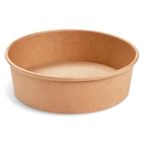 thumbnail of 50x Salatschalen Feinkostschalen braun Ø150mm aus Pappe PE-beschichtet 500ml