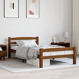 thumbnail of vidaXL Massivholzbett Honigbraun Kiefer 90x200 cm