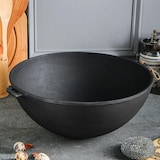 thumbnail of Schmortopf aus Gusseisen – 8 Liter – Kochen im Freien – Grillpfanne aus Gusseisen – Geschenk – Kochgeschirrset – PFAS-frei – Schwarz