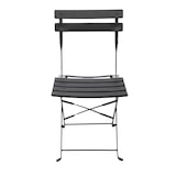 thumbnail of Albatros Bistroset 3-teilig Schwarz Bistrotisch mit 2 Stühlen klappbare Stühle und Tisch aus robustem Metall optimal als Balkonmöbel Set