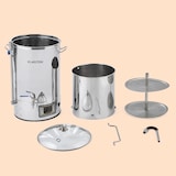 thumbnail of Mundschenk Maischekessel, Bierbrauanlage, 2500 W, 30 l, 9 Programme Silber-Metallic