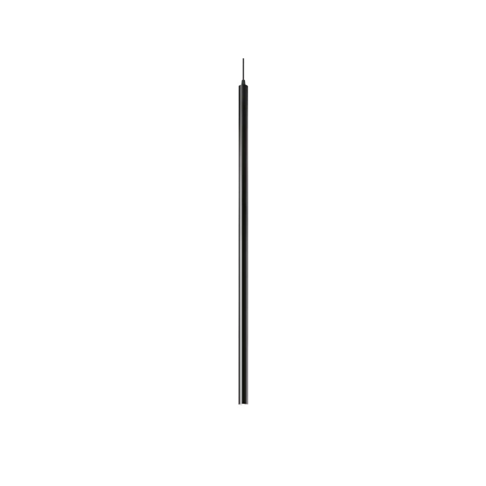 ultrathin sp d100 round pendelleuchte aus schwarze metall ideal lux
