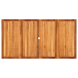 thumbnail of vidaXL Gartentisch Beige 180x90x75 cm Poly Rattan Akazienholz