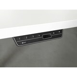 thumbnail of PROREGAL Sitz-Steh-Schreibtisch Pekka | Buche | Weißes Gestell poliert | BxT 120x80cm | Höhe 65-130cm | elektrisch höhenverstellbar | C-Fuß Gestell