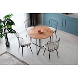 thumbnail of WellHome Tajo Mesa de Comedor Plegable 100x79cm en color Marrón