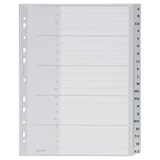 thumbnail of Leitz Plastikregister DIN A4, Überbreite, A-Z,  238 mm  x  297 mm, 20 Blatt