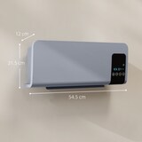 thumbnail of HOMCOM Termoventilatore da Parete con Timer 12h e 2 Modalità Grigio