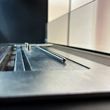 thumbnail of Camino a bioetanolo da terra per interno esterno Giotto S Nero 100x30x70