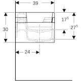 thumbnail of Geberit Spiel- u Waschlandschaft Bambini Version L 1400x300x390mm weiß