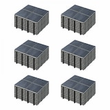 thumbnail of Paquete de 48 baldosas de piedra negra con clip